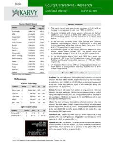 Equity Derivatives - Research