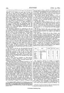 On the Periodicity of the Solar Spots_ nature-1870-1-13