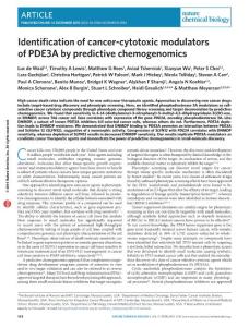 nchembio.1984-Identification of cancer-cytotoxic modulators of PDE3A by predictive chemogenomics