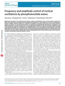 nchembio.2000-Frequency and amplitude control of cortical oscillations by phosphoinositide waves