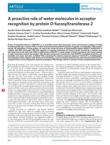 nchembio.2019-A proactive role of water molecules in acceptor recognition by protein O-fucosyltransferase 2