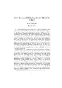 einstein1905狹義相對(duì)論