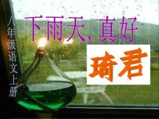 八年级语文上册 第六单元《下雨天,真好》课件 北师大版