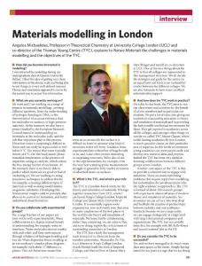 nmat4614-Materials modelling in London