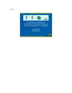 F_ArcGIS Cartography_Creating advanced effects for cartography in ArcMap