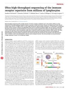 nprot.2016.024-Ultra-high-throughput sequencing of the immune receptor repertoire from millions of lymphocytes