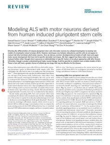 nn.4273-Modeling ALS with motor neurons derived from human induced pluripotent stem cells