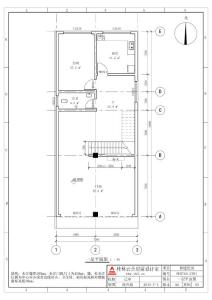 7x16 三层农村自建房临街楼房平面设计图布局图