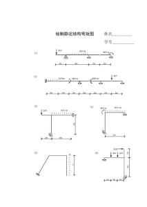 靜定結構彎矩圖