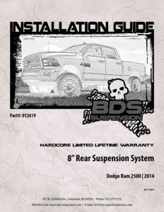 8” Rear Suspension System