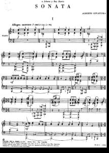 Ginastera - Sonate no 1 op 22