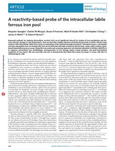 nchembio.2116-A reactivity-based probe of the intracellular labile ferrous iron pool