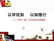 两学一做PPT模板