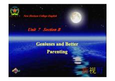 新视野大学英语book4U07-B