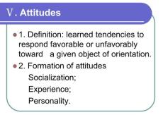 Intercultural Communication  Attitudes