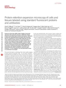 nbt.3625-Protein-retention expansion microscopy of cells and tissues labeled using standard fluorescent proteins and antibodies