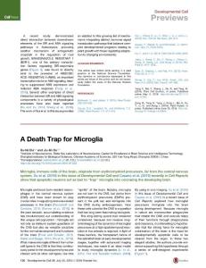 Developmental Cell-2016-A Death Trap for Microglia