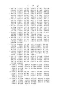 千字文及《千字文》注釋