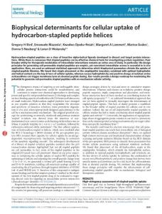 nchembio.2153-Biophysical determinants for cellular uptake of hydrocarbon-stapled peptide helices