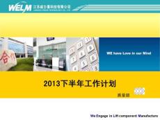 质量部下半年工作计划