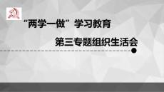 两学一做第三专题课件