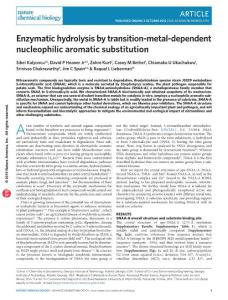 nchembio.2191-Enzymatic hydrolysis by transition-metal-dependent nucleophilic aromatic substitution