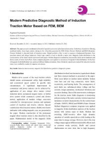 Modern Predictive Diagnostic Method of Induction Traction…
