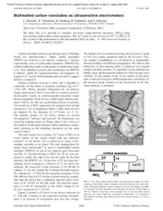 Multiwalled carbon nanotubes as ultrasensitive electrometers
