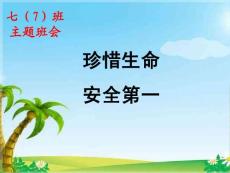 珍惜生命 安全第一