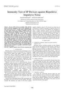 Immunity Test of IP Devices against Repetitive …