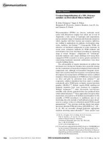 covalent immobilization of a tiw5 polyoxometalate on derivatized silicon surfaces