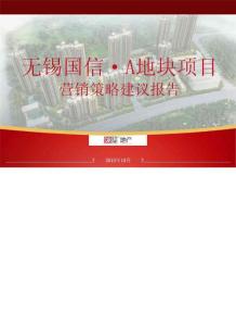 無錫國信項目初步營銷建議報告