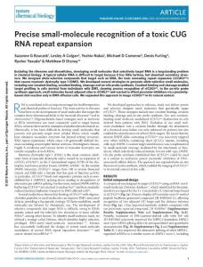 nchembio.2251-Precise small-molecule recognition of a toxic CUG RNA repeat expansion