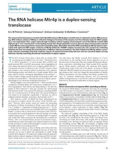 nchembio.2234-The RNA helicase Mtr4p is a duplex-sensing translocase