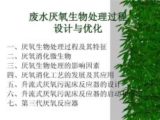 【环境课件】废水厌氧生物处理过程设计与优化