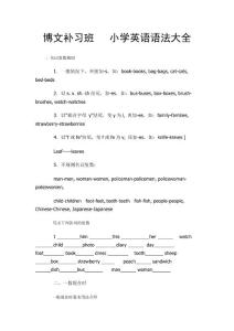 小學英語語法大全2012810