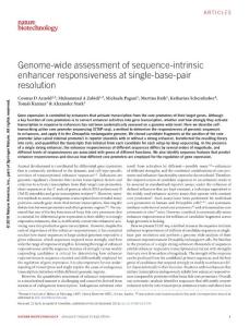 nbt.3739-Genome-wide assessment of sequence-intrinsic enhancer responsiveness at single-base-pair resolution
