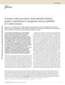 ng.3755-Genome-wide association study identifies distinct genetic contributions to prognosis and susceptibility in Crohn´s disease