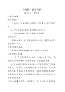 《螞蟻》教學案例.doc胡月清