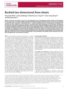 nmat4802-Buckled two-dimensional Xene sheets