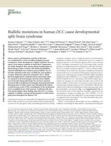 ng.3804-Biallelic mutations in human DCC cause developmental split-brain syndrome