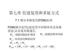 第7章 信道復(fù)用和多址方式