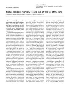 cr201749a-Tissue-resident memory T cells live off the fat of the land