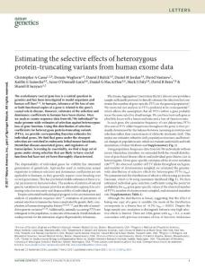 ng.3831-Estimating the selective effects of heterozygous protein-truncating variants from human exome data