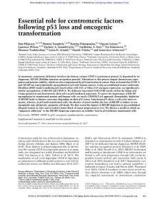 Genes Dev.-2017-Filipescu-463-80-Essential role for centromeric factors following p53 loss and oncogenic transformation