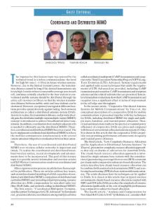 Coordinated and distributed MIMO