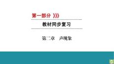 2019 中考先锋 中考物理复习PPT（考点梳理  分类演练）第2章 声现象