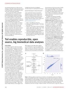 nbt.3772-Toil enables reproducible, open source, big biomedical data analyses