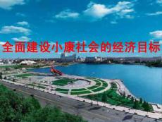 十、1 全面建設(shè)小康社會(huì)的經(jīng)濟(jì)目標(biāo)