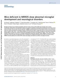 ni.3743-Mice deficient in NRROS show abnormal microglial development and neurological disorders